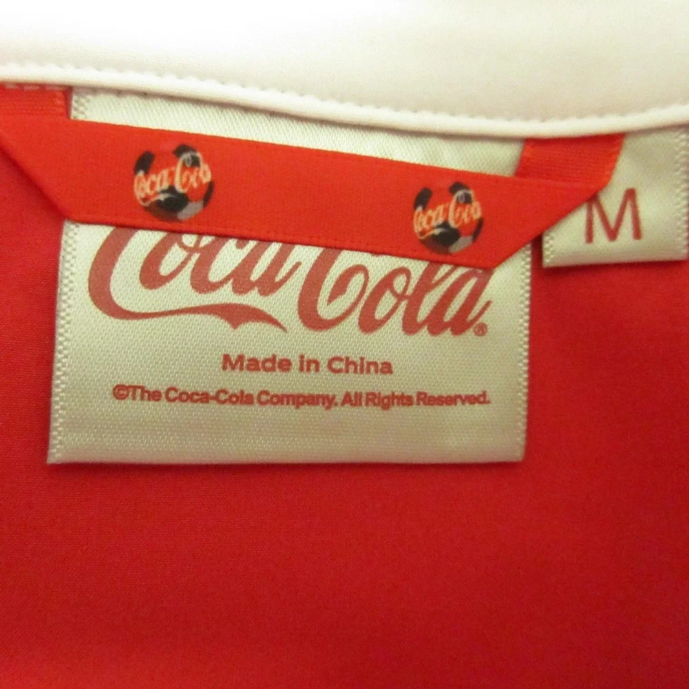 Coca-Cola 2026 FIFA World Cup Jacket Mens Medium Red Soccer Full Zip Official